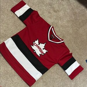 Red Canada Kids Jersey